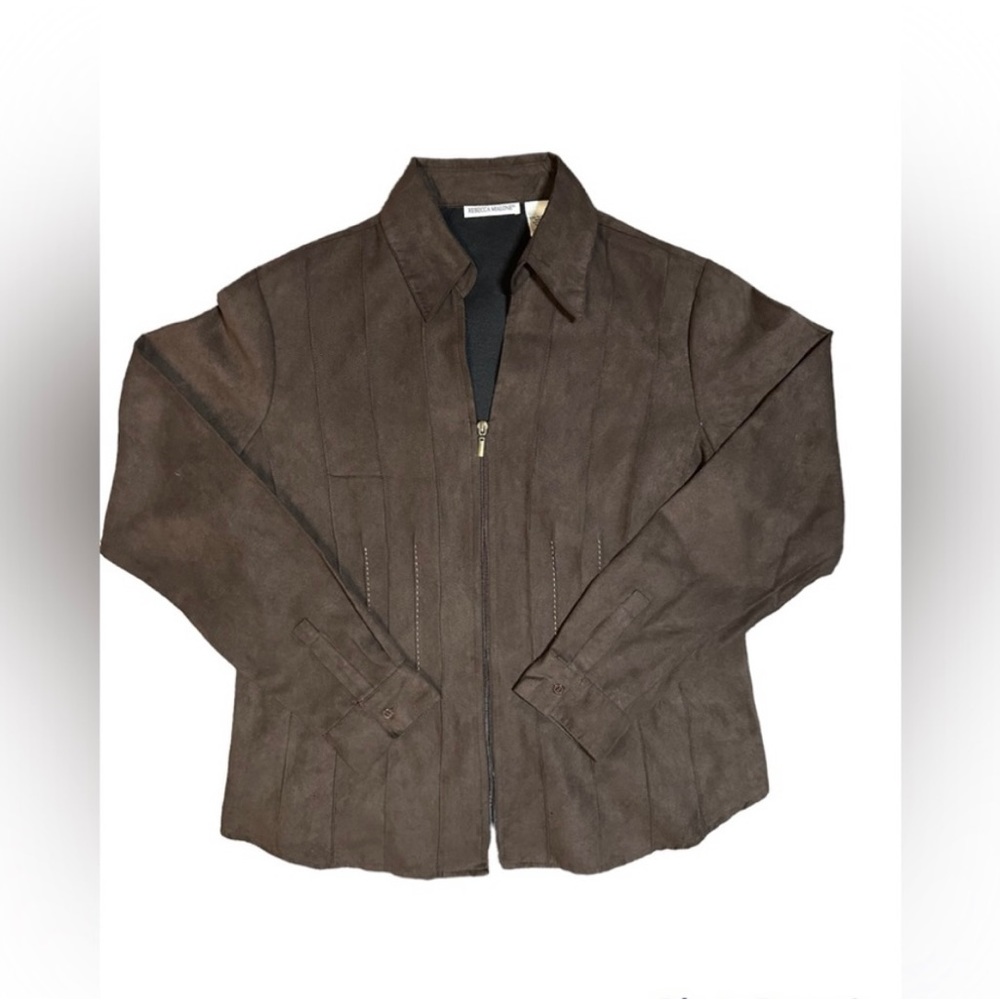 Rebecca Malone Faux Suede Shirt/Jacket